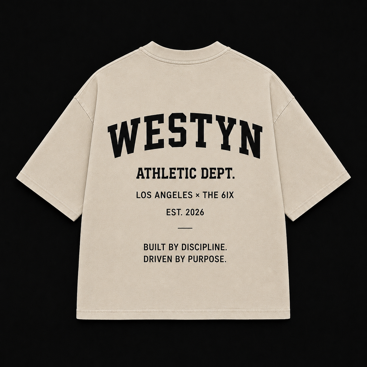 WESTYN VARSITY Cropped T-Shirt - Bone