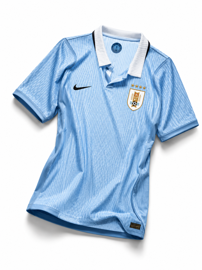Maillot Uruguay — Domicile & Extérieur | CDM 2026 ⭐⭐