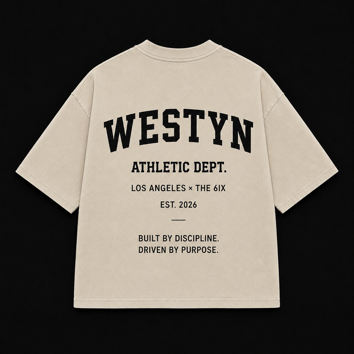 WESTYN VARSITY Cropped T-Shirt - Bone