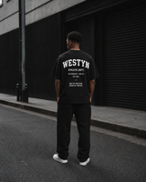 WESTYN VARSITY Cropped T-Shirt - Vintage Black